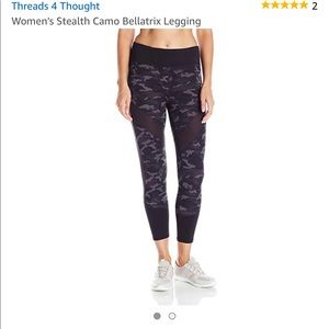 Camo yoga capris by Thread 4 Thought